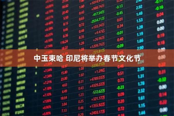 中玉束哈 印尼将举办春节文化节