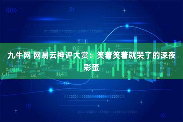 九牛网 网易云神评大赏：笑着笑着就哭了的深夜彩蛋